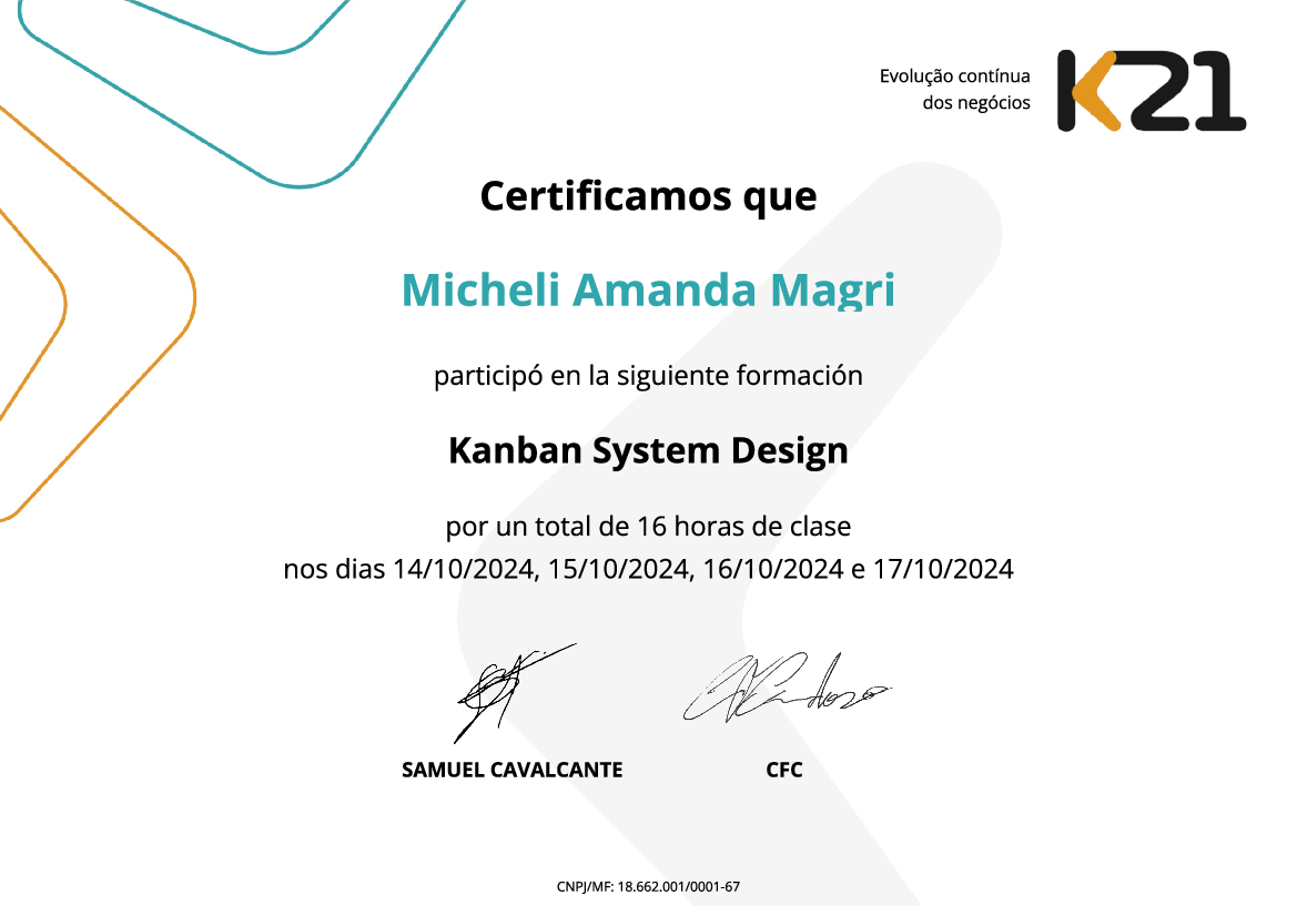 Certificado K21